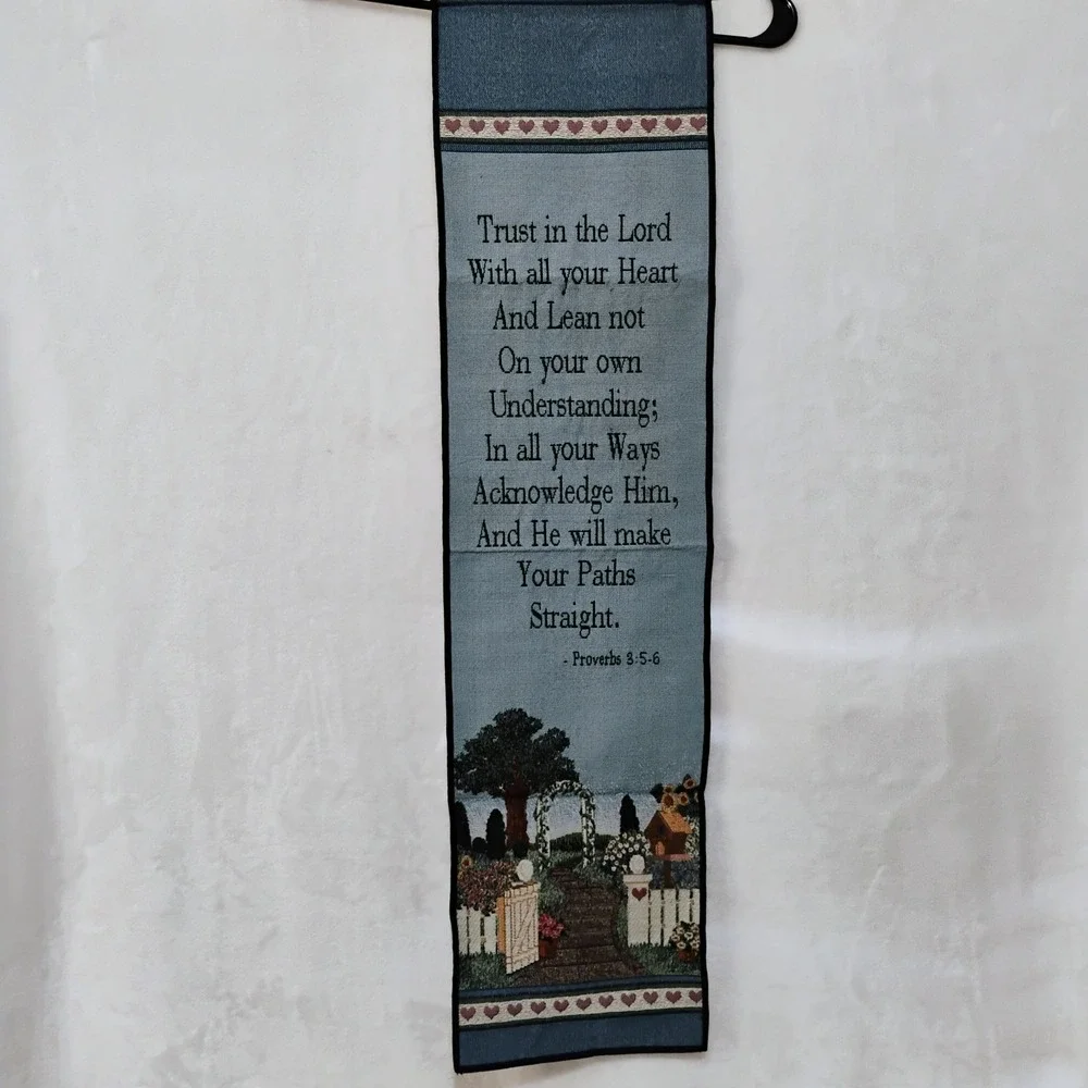 Mohawk Home Proverbs Tapestry Wall Hanging Vintage Garden Hearts Religious W